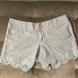 Lilly Pulitzer 00 seersucker shorts